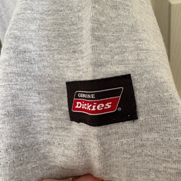 Dickies Gray Short Sleeve Tee Classic Crew Neck - Picture 5 of 5